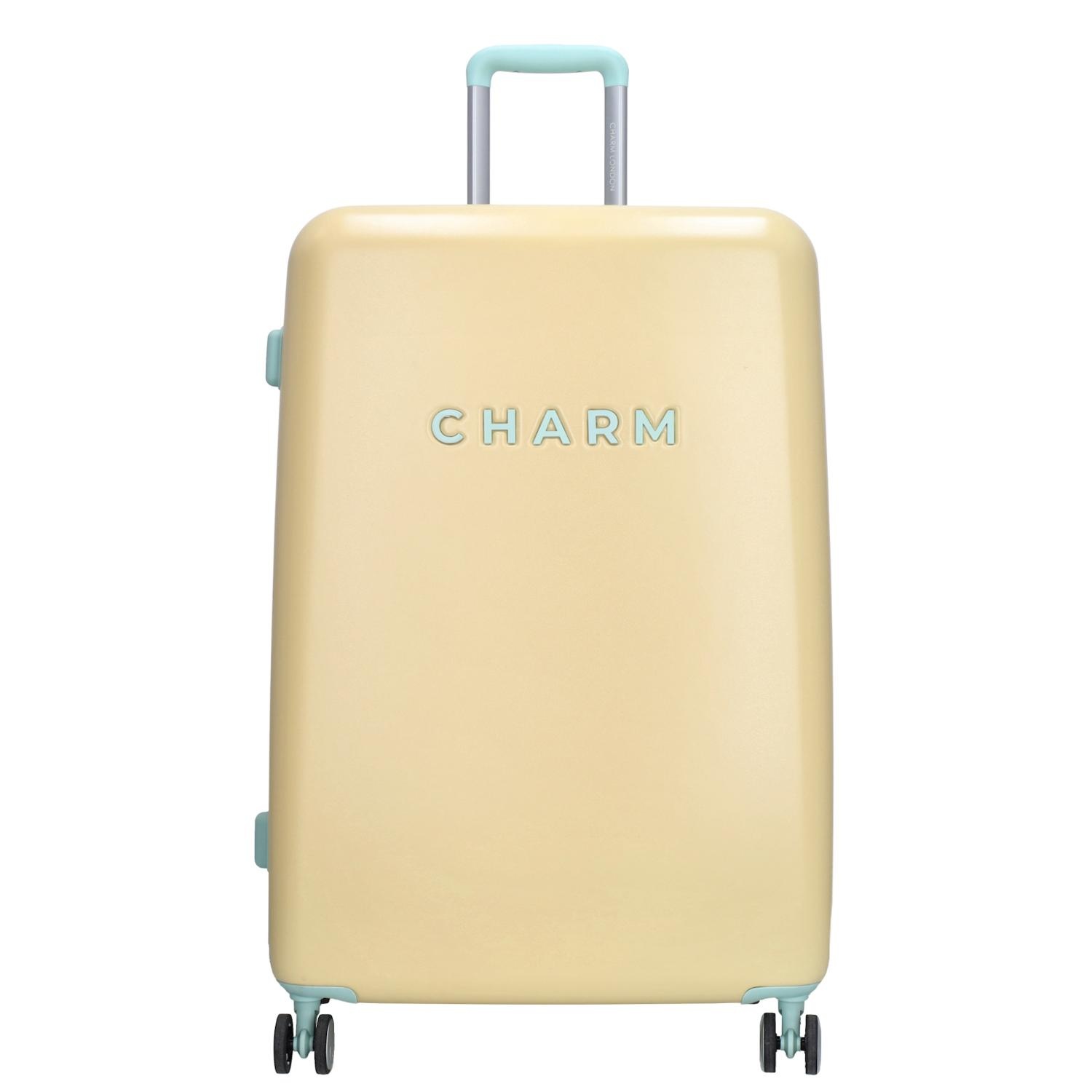 Charm London Travel Trolley L Soft Yellow