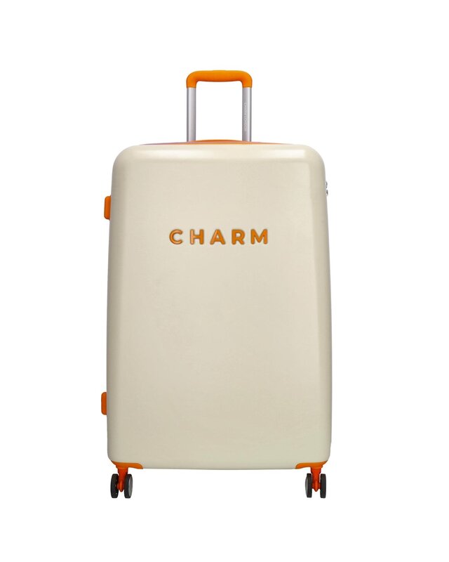 CHARM Charm London Travel Trolley L Beige Multi