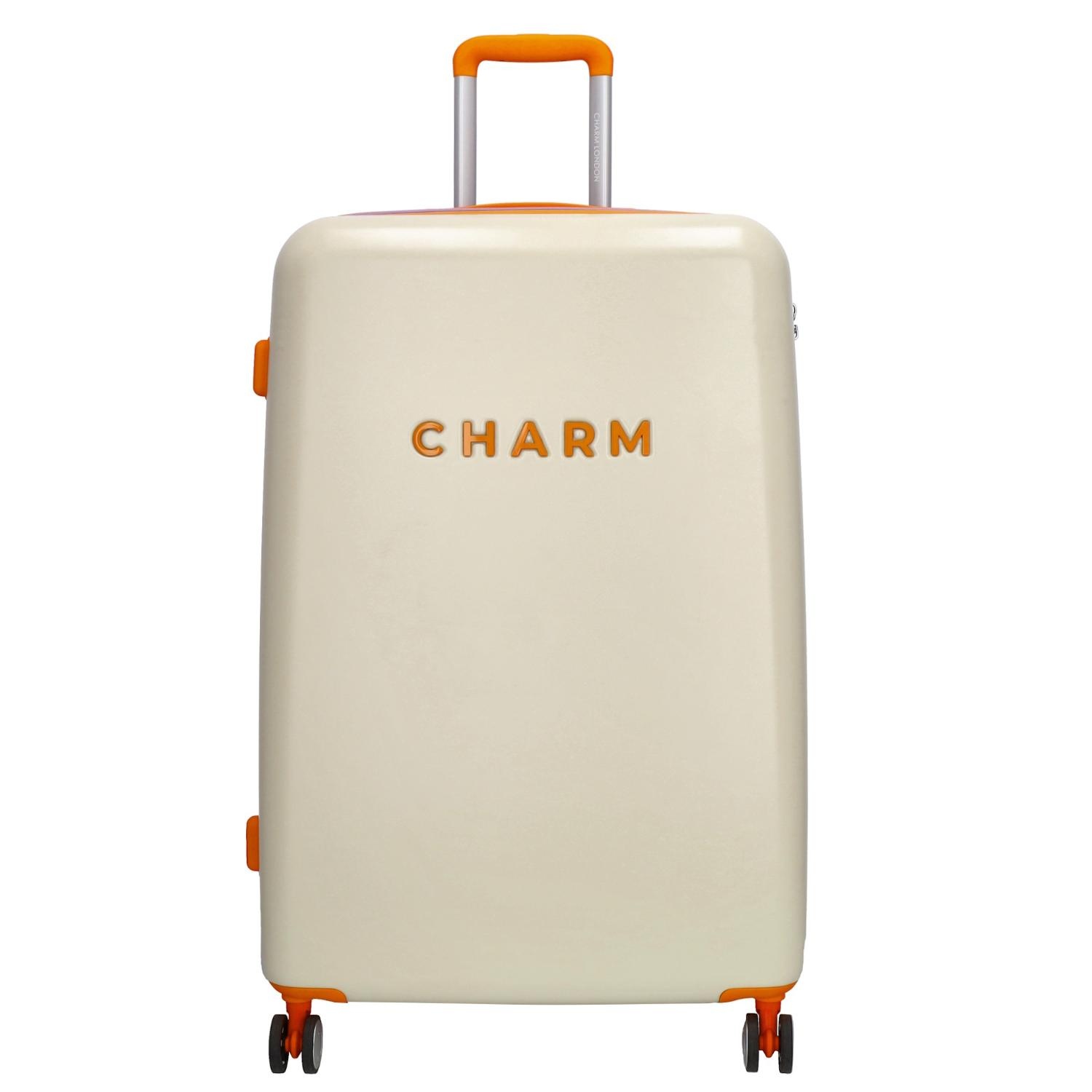 Charm London Travel Trolley L Beige Multi