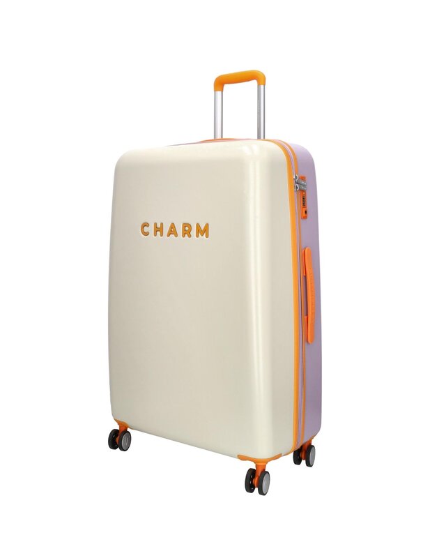 Charm London Charm London Travel Trolley L Beige Multi