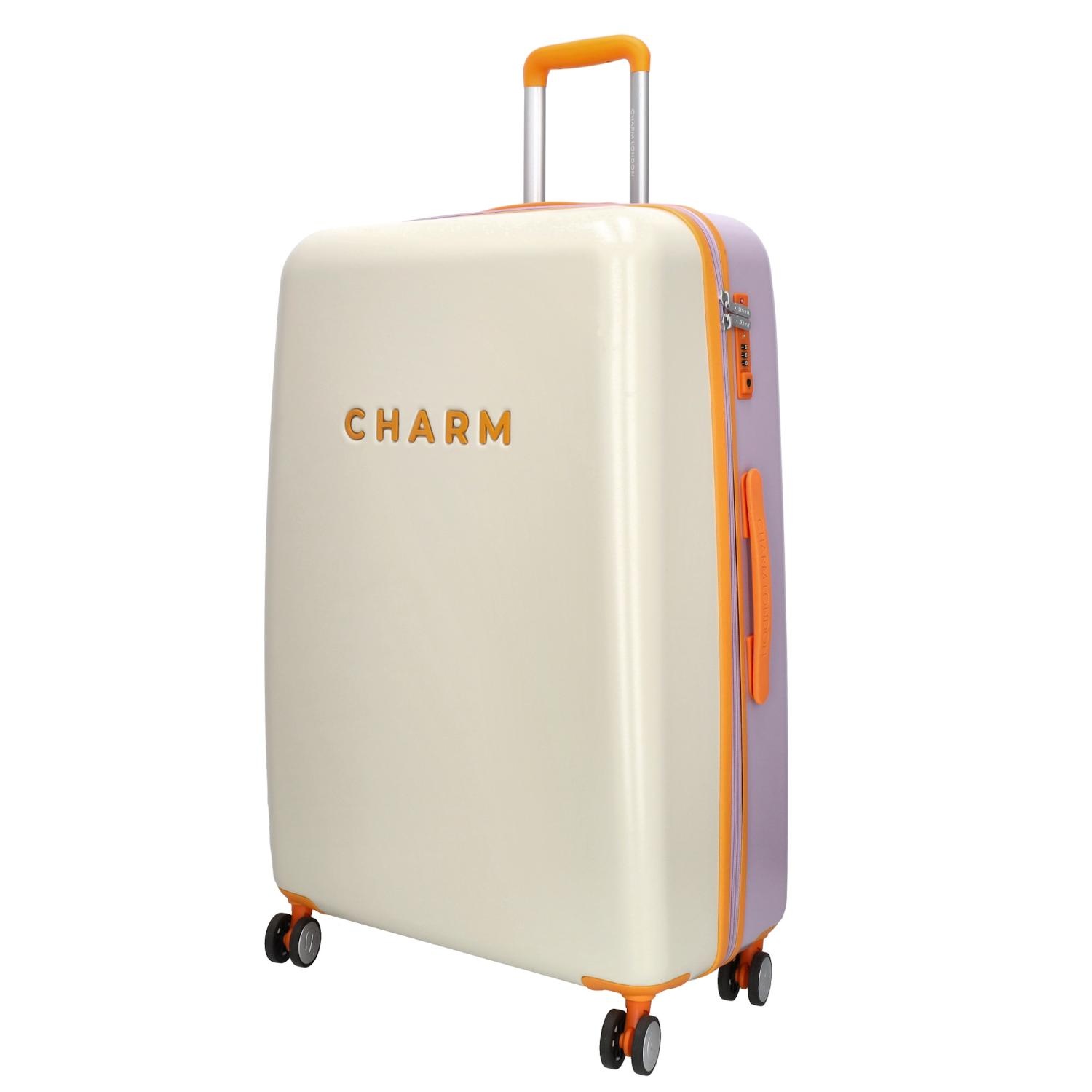 Charm London Charm London Travel Trolley L Beige Multi
