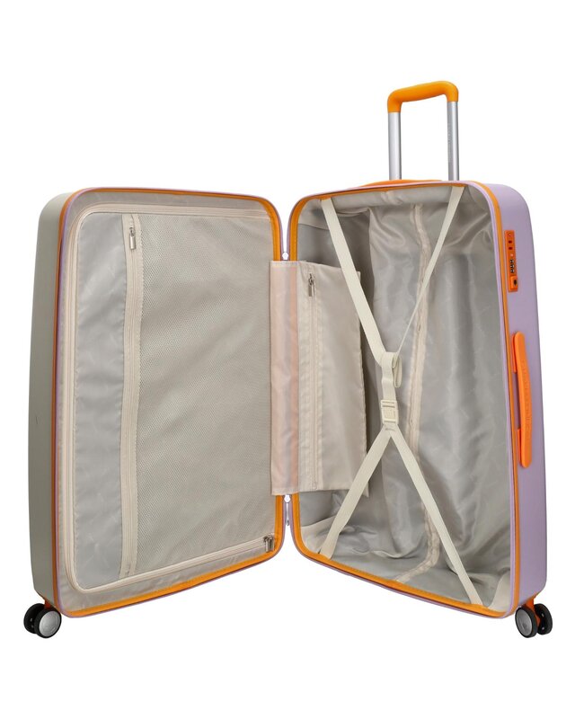 CHARM Charm London Travel Trolley L Beige Multi