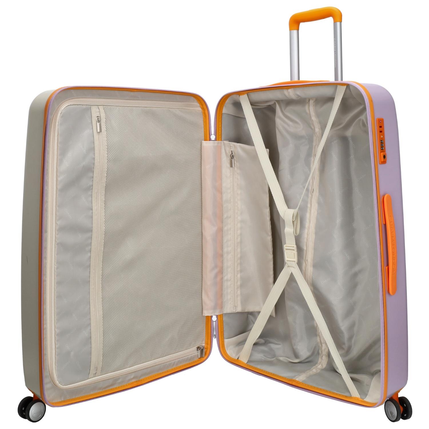 Charm London Charm London Travel Trolley L Beige Multi