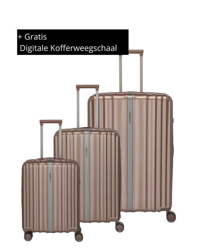 TRAVELITE Travelite Paros 3-delige Set Cappuccino