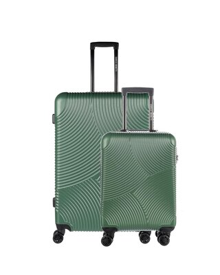 ENRICO BENETTI Louisville 2-delige Kofferset OLIVE