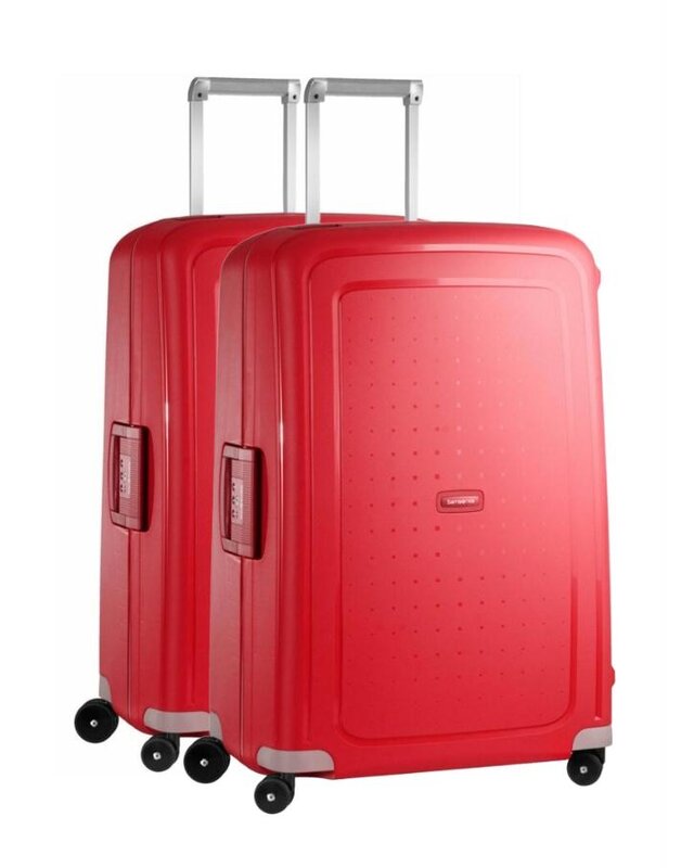 SAMSONITE Samsonite S'cure Kofferset CRIMSON RED