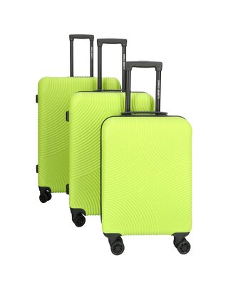 ENRICO BENETTI Louisville 3-delige Kofferset LIME