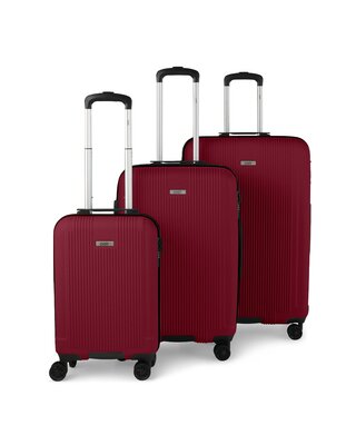 OISTR Noorvik Kofferset 3-Delige Set BURGUNDY