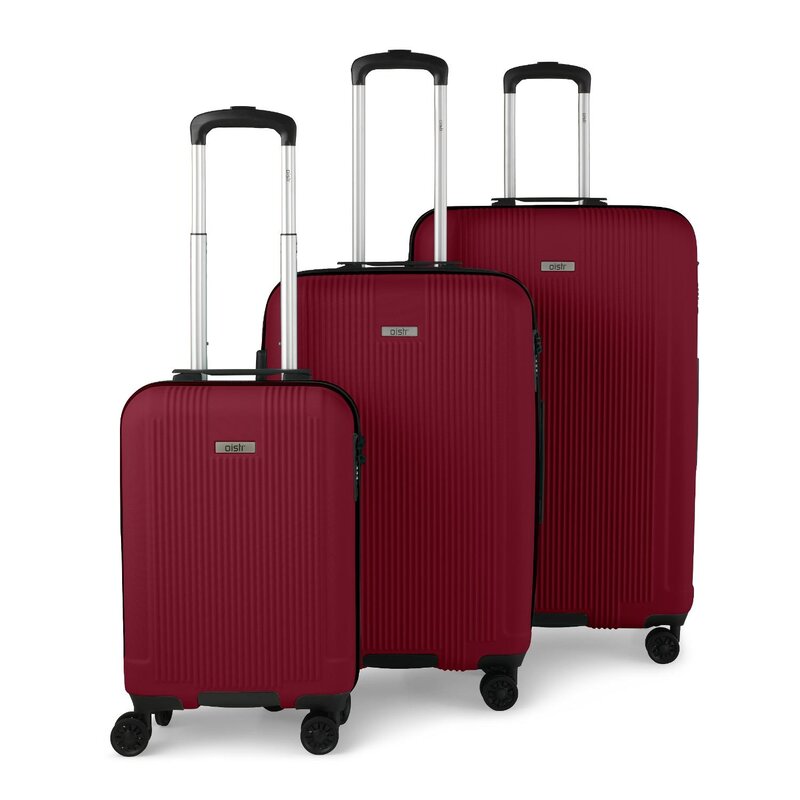 OISTR Noorvik Kofferset 3-Delige Set BURGUNDY