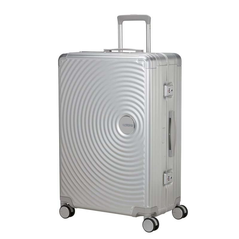 AMERICAN TOURISTER Soundbox Alu 77cm Spinner Zilver