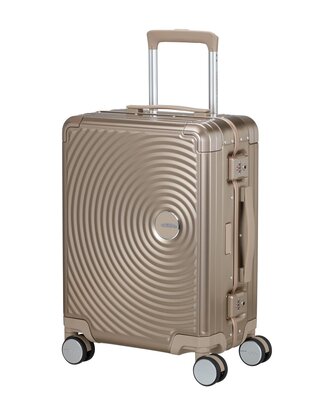 AMERICAN TOURISTER Soundbox Alu 55cm Spinner BRONS