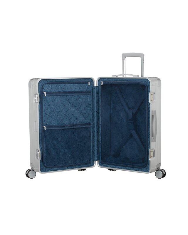 AMERICAN TOURISTER Soundbox Alu Spinner 68/25 Tsa Zilver