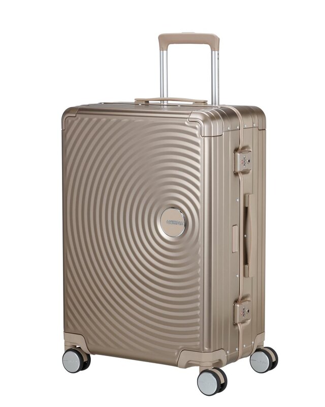 AMERICAN TOURISTER Soundbox Alu Spinner 68/25 Tsa BRONS
