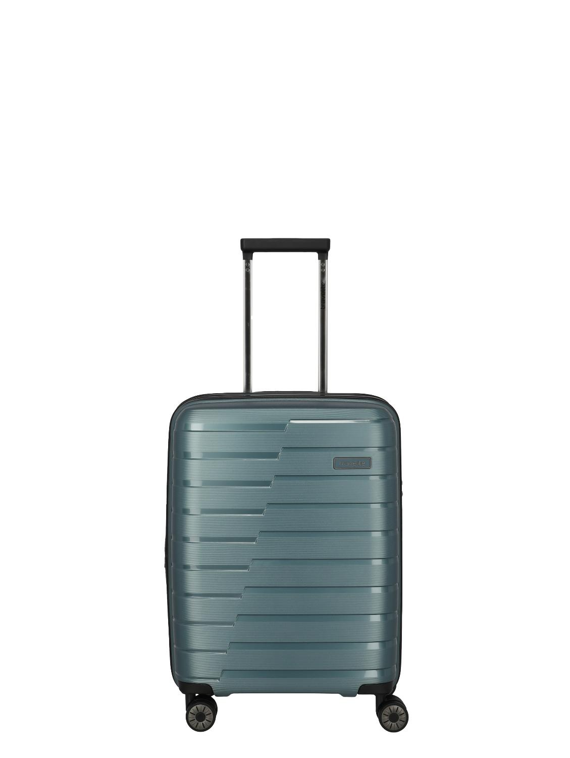 Travelite Air Base 4 Wiel Trolley S Exp Iceblue Metallic