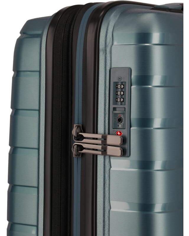 TRAVELITE Air Base 4 Wheel Trolley S EXP ICEBLAU METALLIC