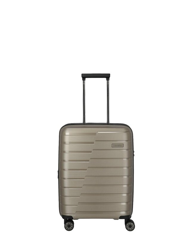 TRAVELITE Air Base 4 Wheel Trolley S EXP Champagne Metalic