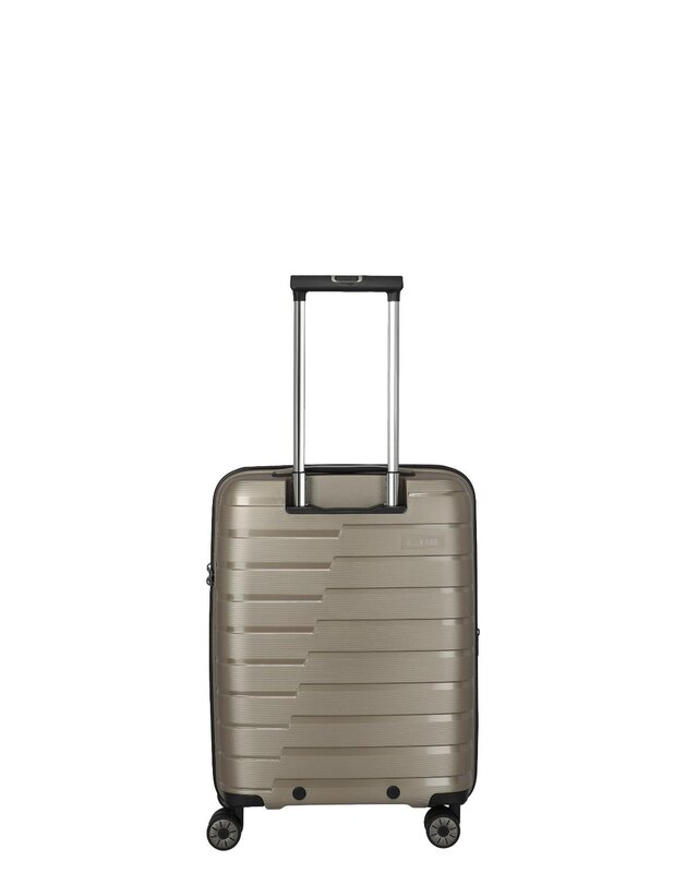 TRAVELITE Air Base 4 Wheel Trolley S EXP Champagne Metalic