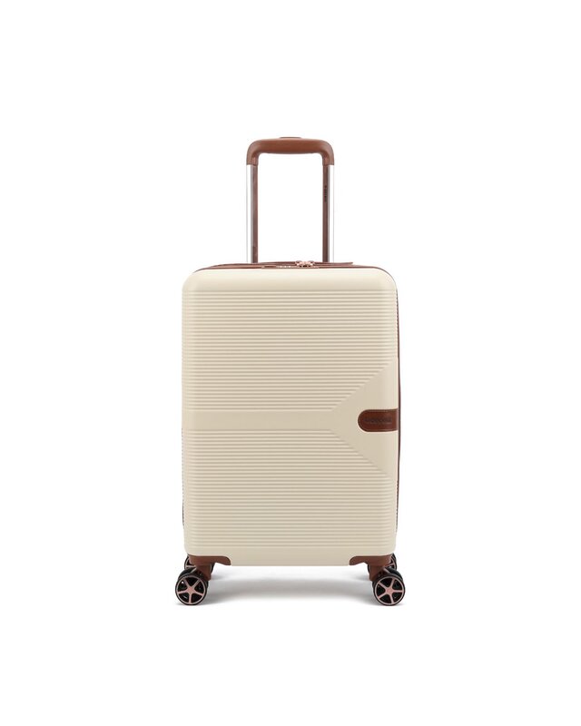 DECENT Decent Stella Cabin Trolley 55 OFF WHITE