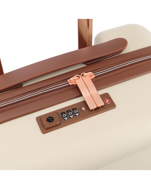 DECENT Decent Stella Cabin Trolley 55 OFF WHITE