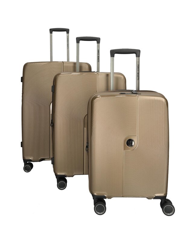 ENRICO BENETTI Richmond 3-delige kofferset BRONS