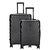 Calgary Kofferset 55+71,5 cm Black