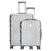 Calgary Kofferset 55+71,5 cm Zilver