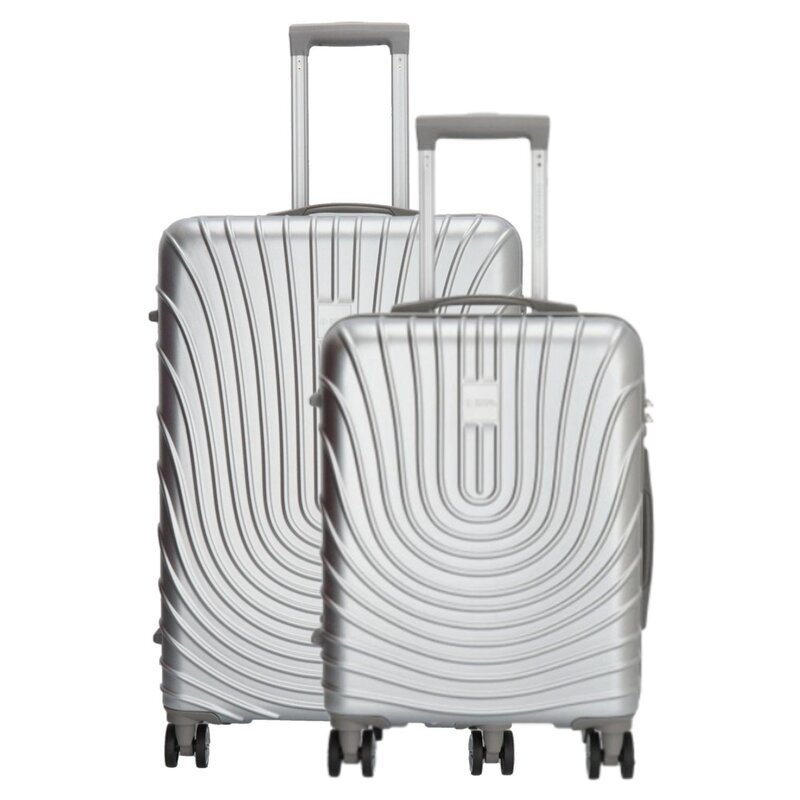 ENRICO BENETTI Calgary Kofferset 55+71,5 cm Zilver