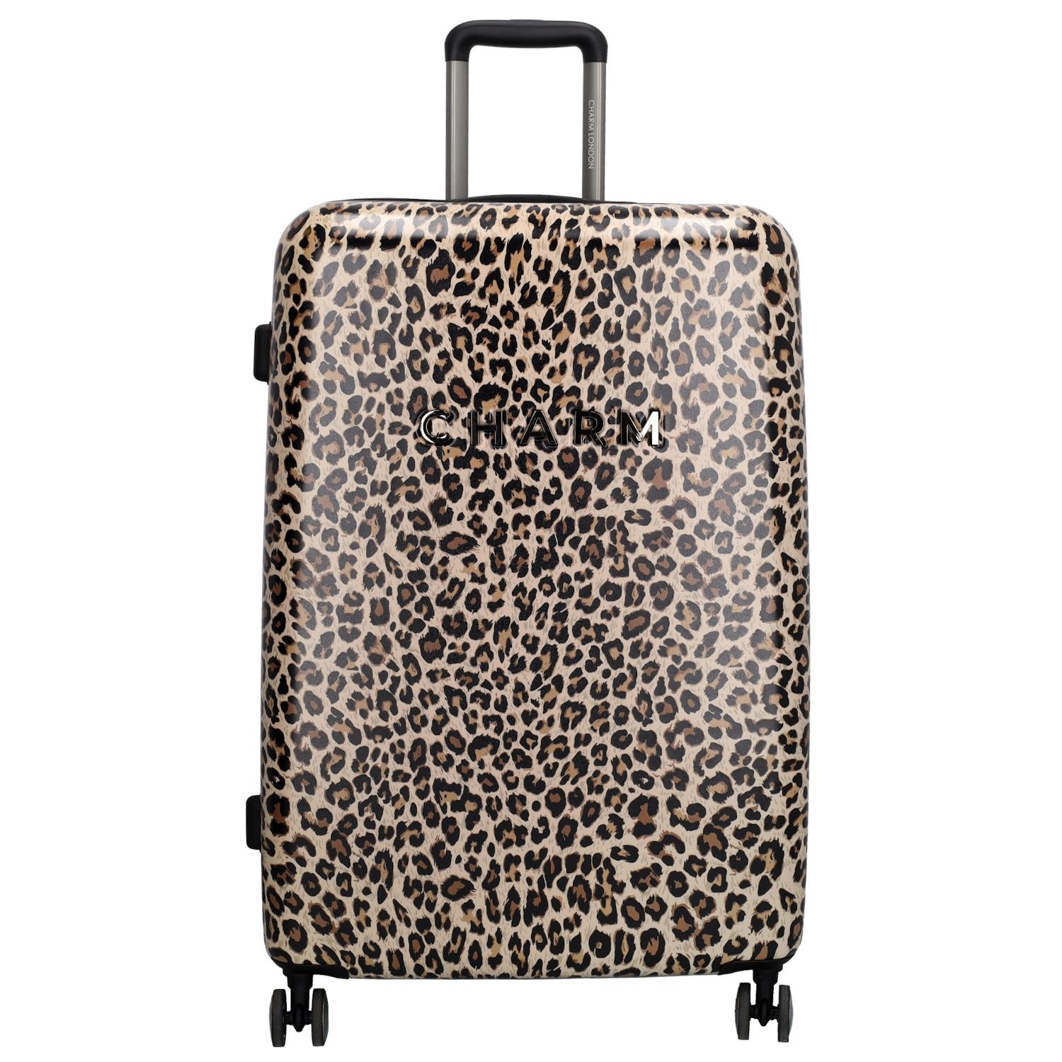 Charm London Travel Trolley L Luipaard
