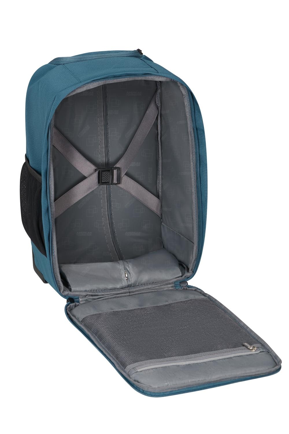 AMERICAN TOURISTER Take2cabin Backpack/Wheel S Harbor Blue