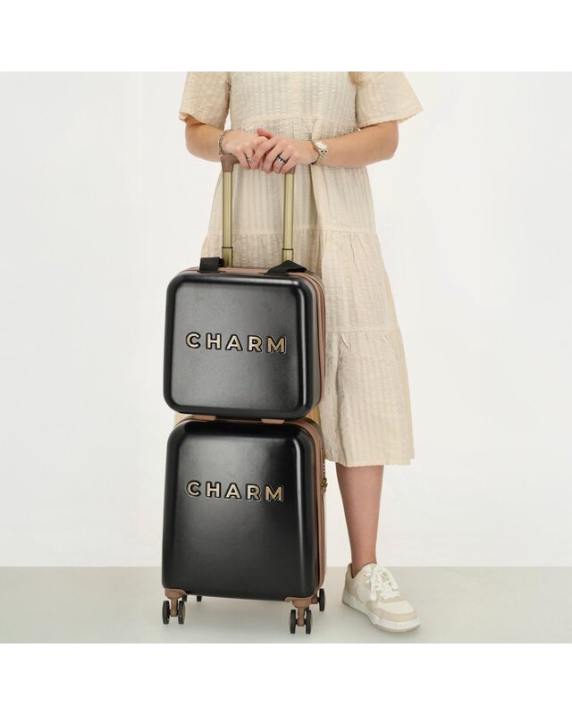 CHARM London Capetown Beautycase Black - Copy