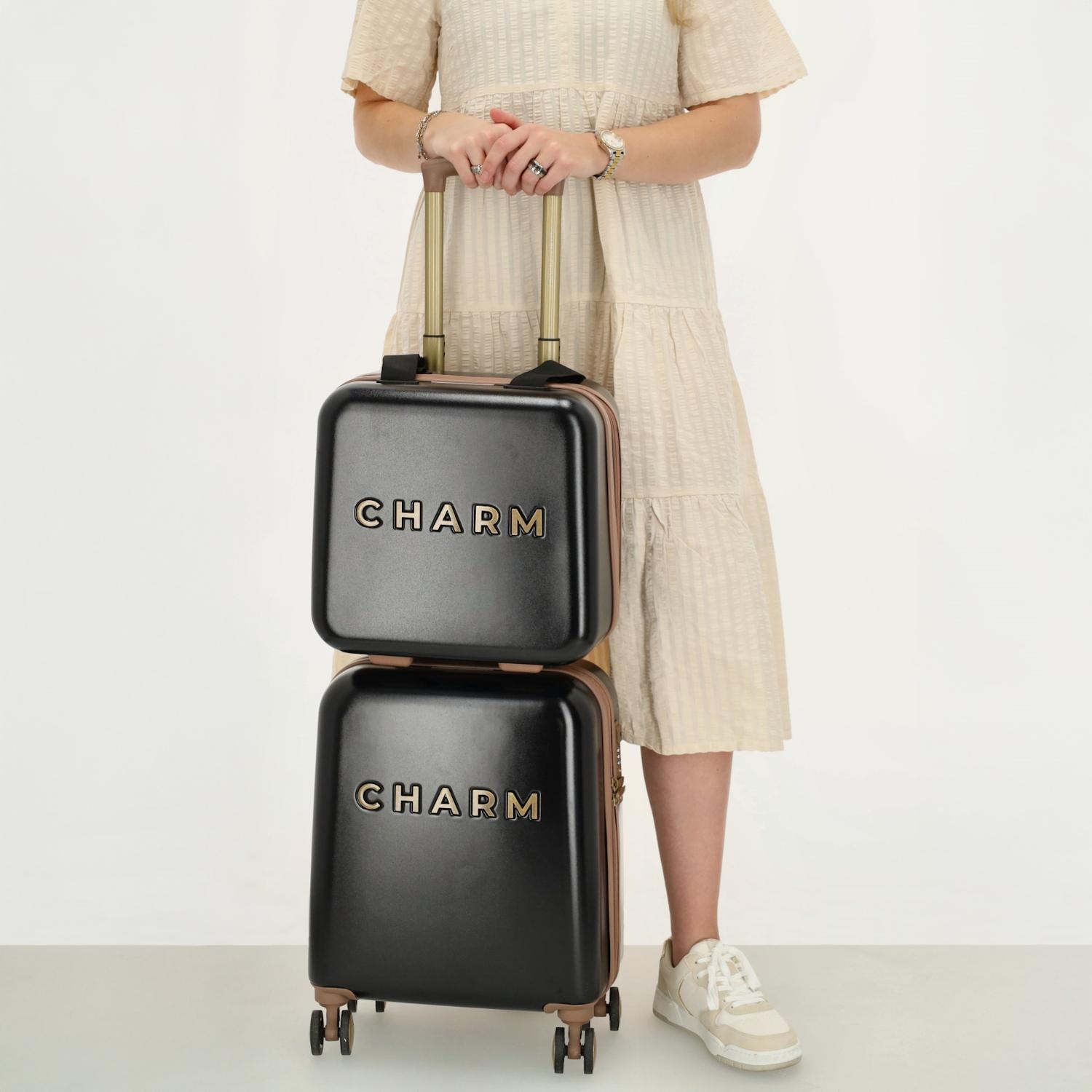 CHARM London Capetown Beautycase Black - Copy