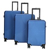 Louisville 3-delige set S+M+L STAAL BLAUW