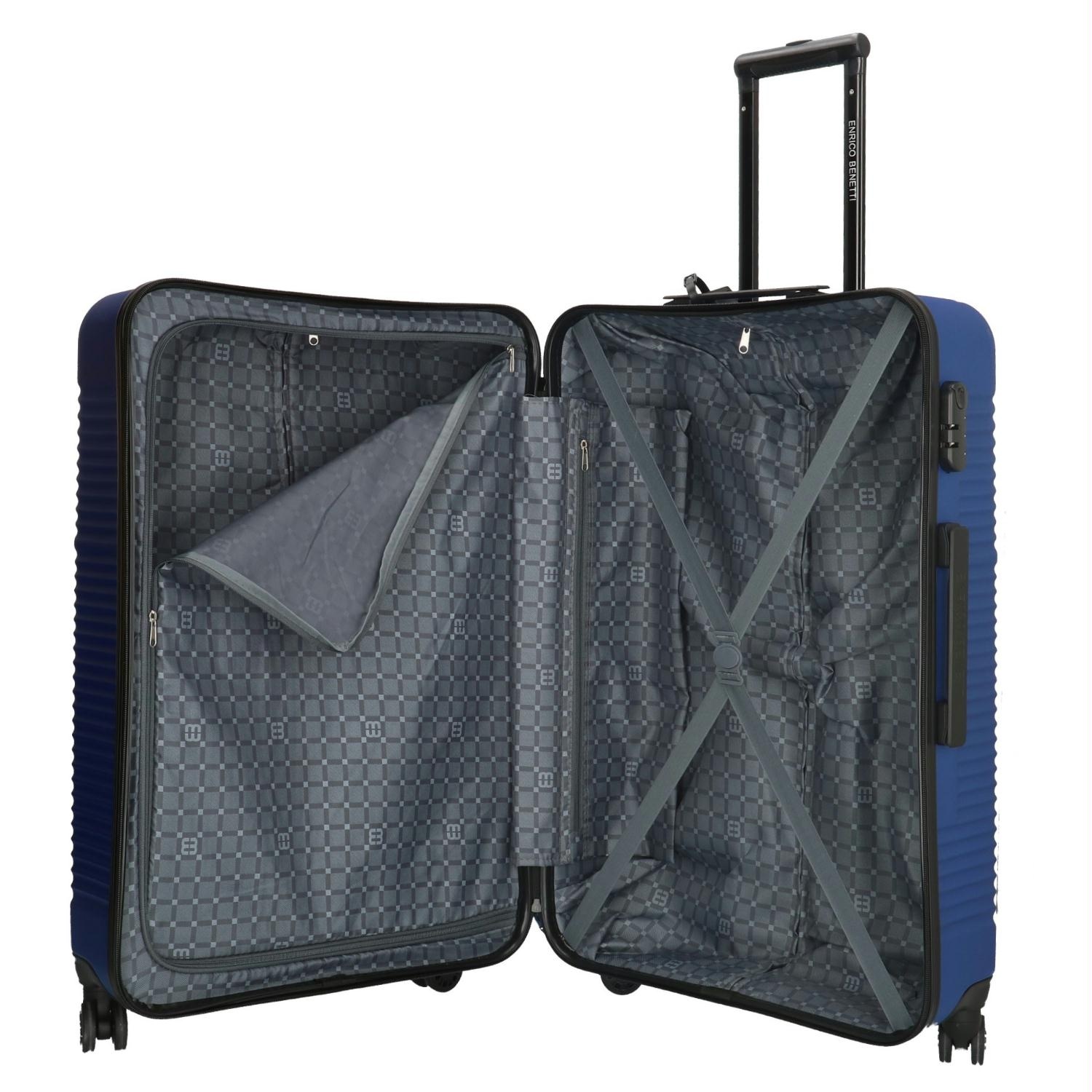 ENRICO BENETTI Louisville 3-delige set S+M+L STAAL BLAUW