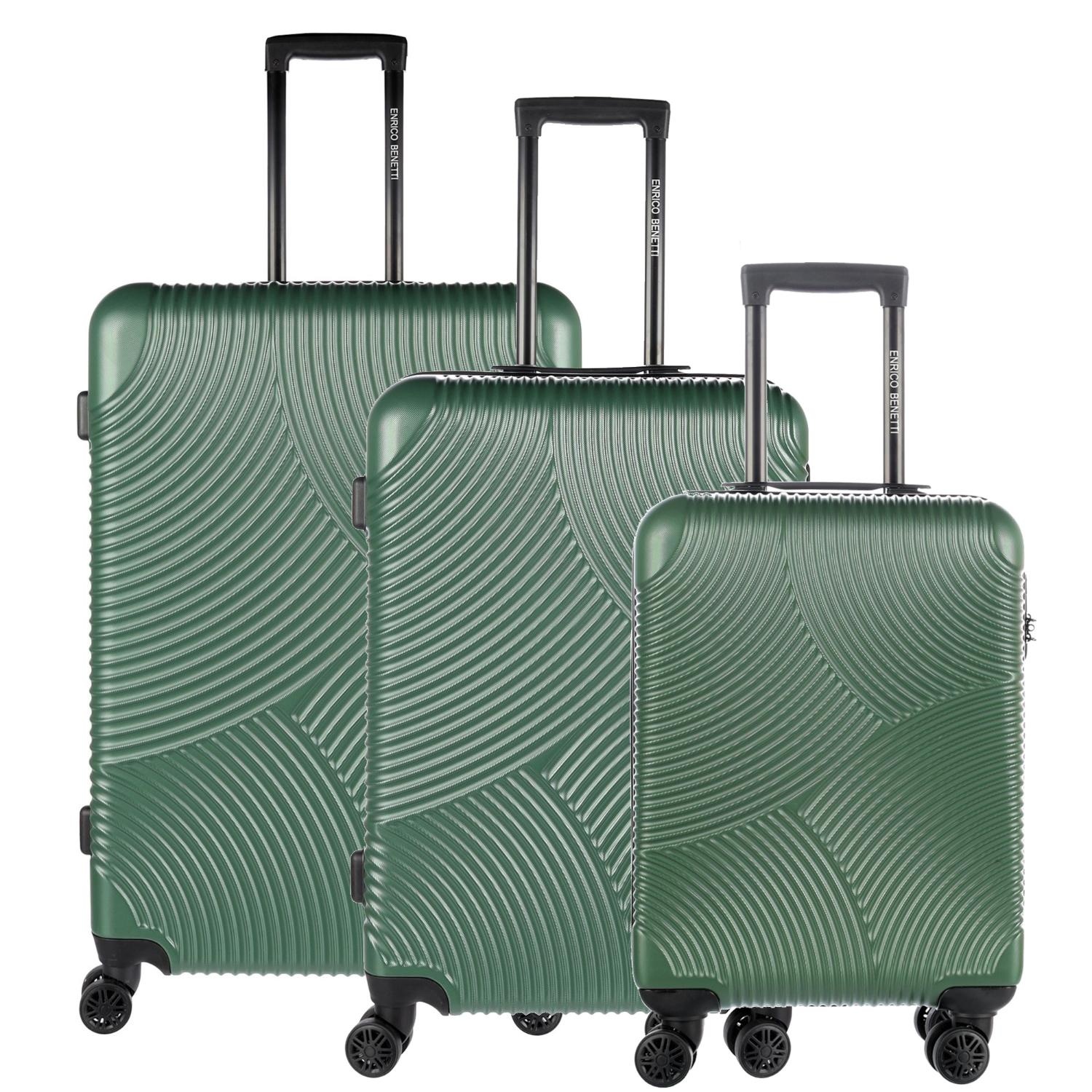 Enrico Benetti Louisville Harde Koffers groen