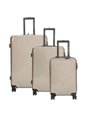 ENRICO BENETTI Louisville 3-delige Kofferset Champagne