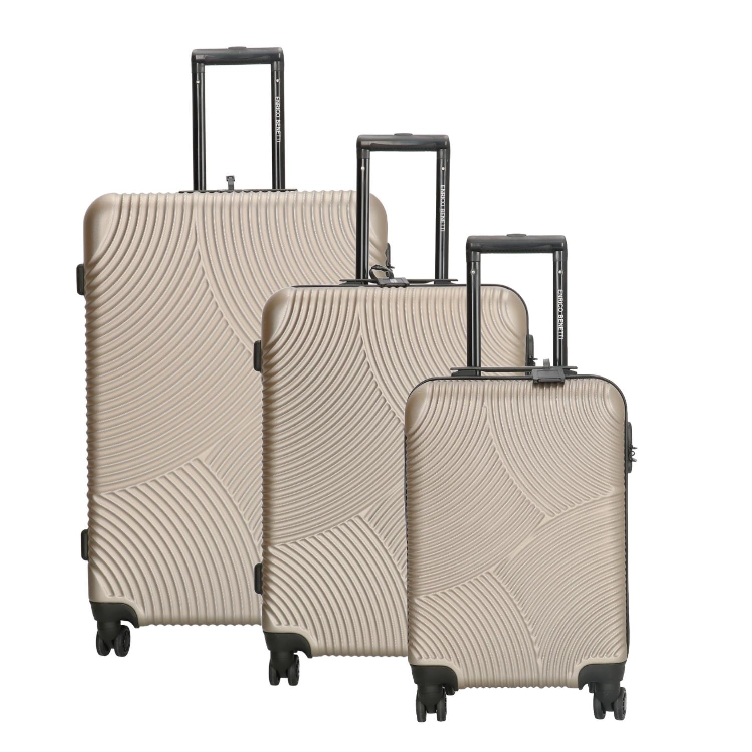 Enrico Benetti Louisville Harde Koffers zilver en goud