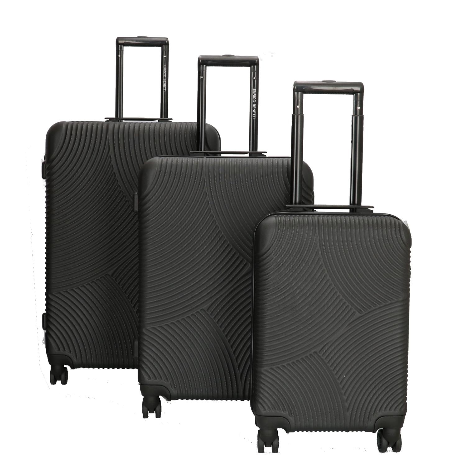 Enrico Benetti Louisville Harde Koffers zwart