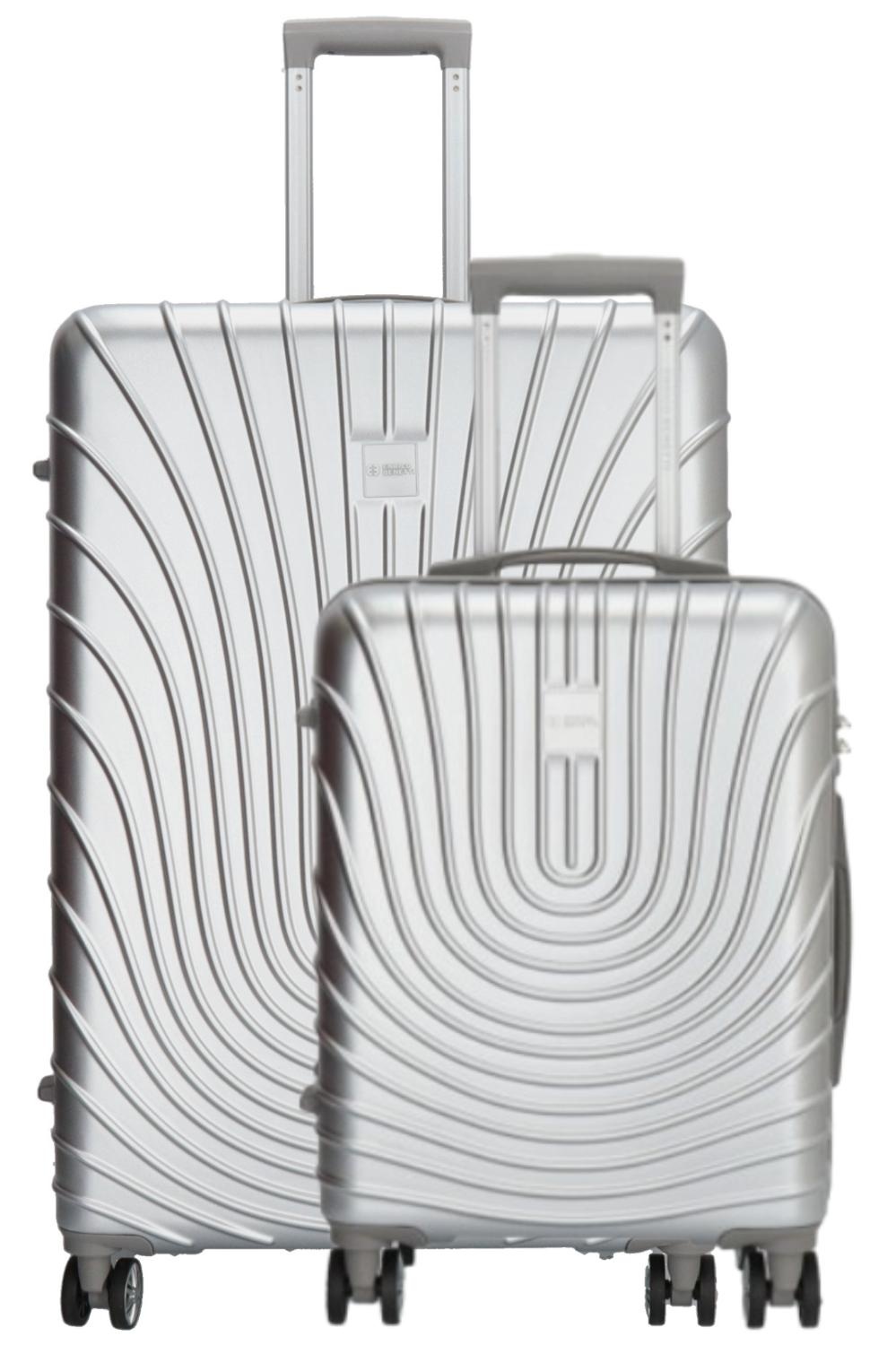 ENRICO BENETTI Calgary Kofferset 55+81cm Zilver