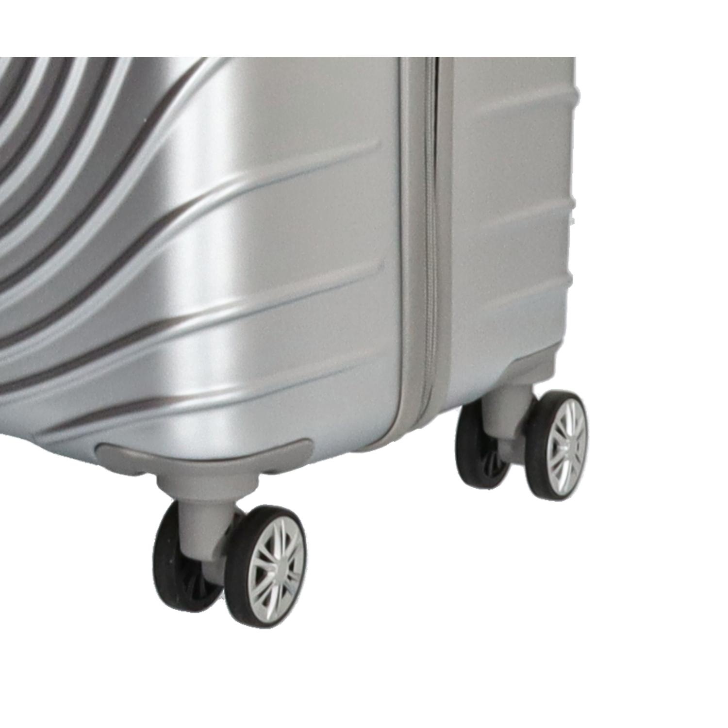 ENRICO BENETTI Calgary Kofferset 55+81cm Zilver