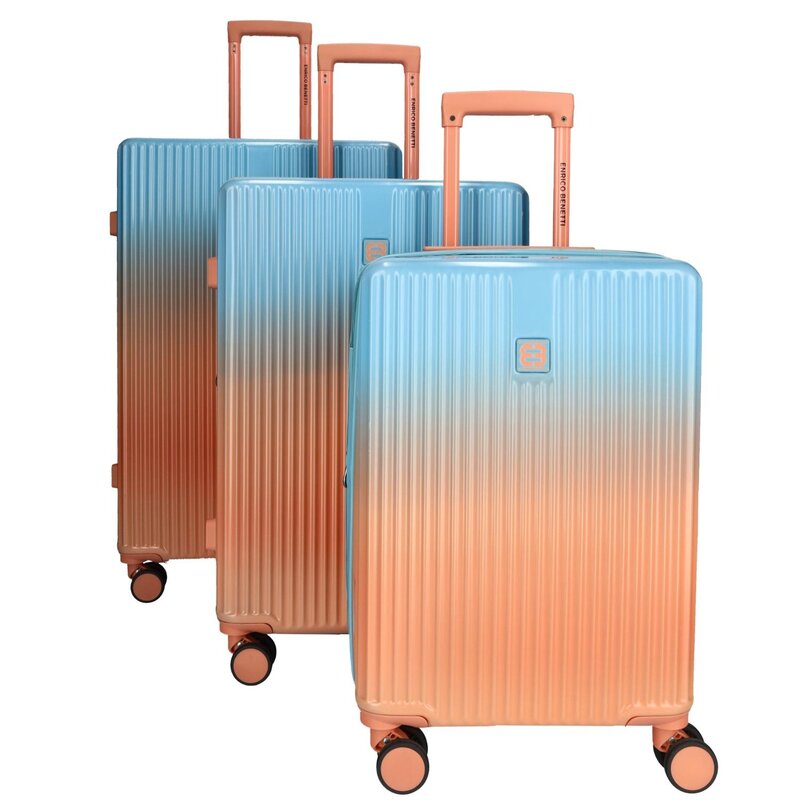 ENRICO BENETTI Havana 3-delige Kofferset Salmon