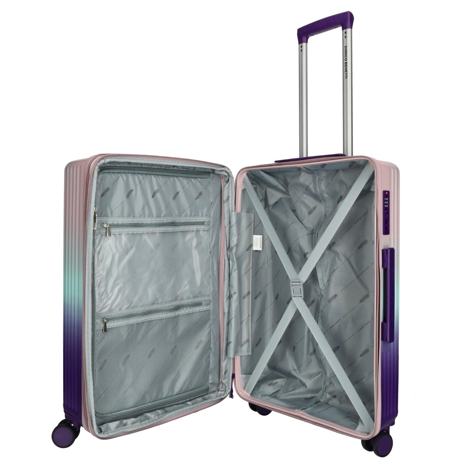 ENRICO BENETTI Havana 3-delige Kofferset Purple