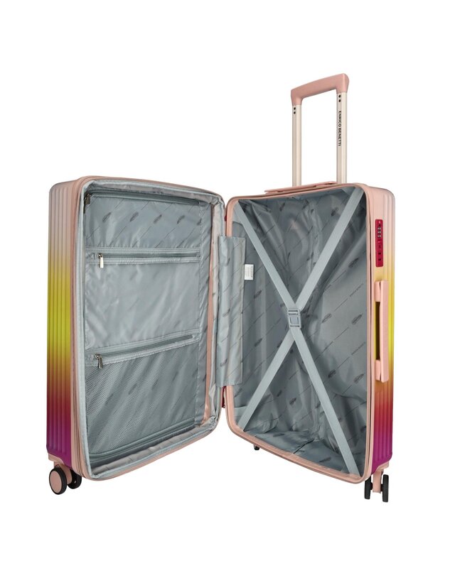 ENRICO BENETTI Havana 3-delige Kofferset FUCHSIA