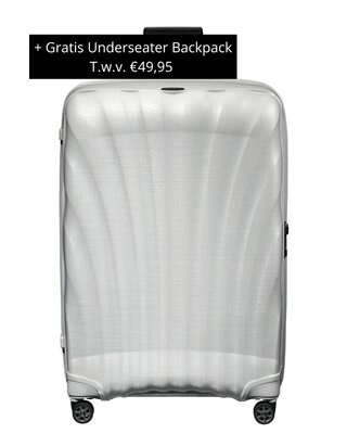 SAMSONITE SAMSONITE C-LITE SPINNER 86 CM OFF WHITE