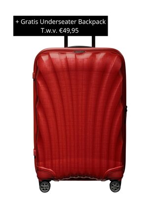 SAMSONITE Samsonite C-Lite Spinner 69cm CHILI RED