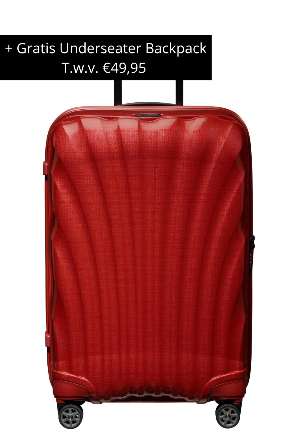 Samsonite C-Lite Spinners rood