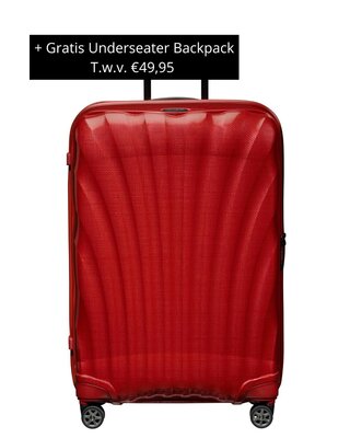 SAMSONITE Samsonite C-Lite Spinner 75cm CHILI RED