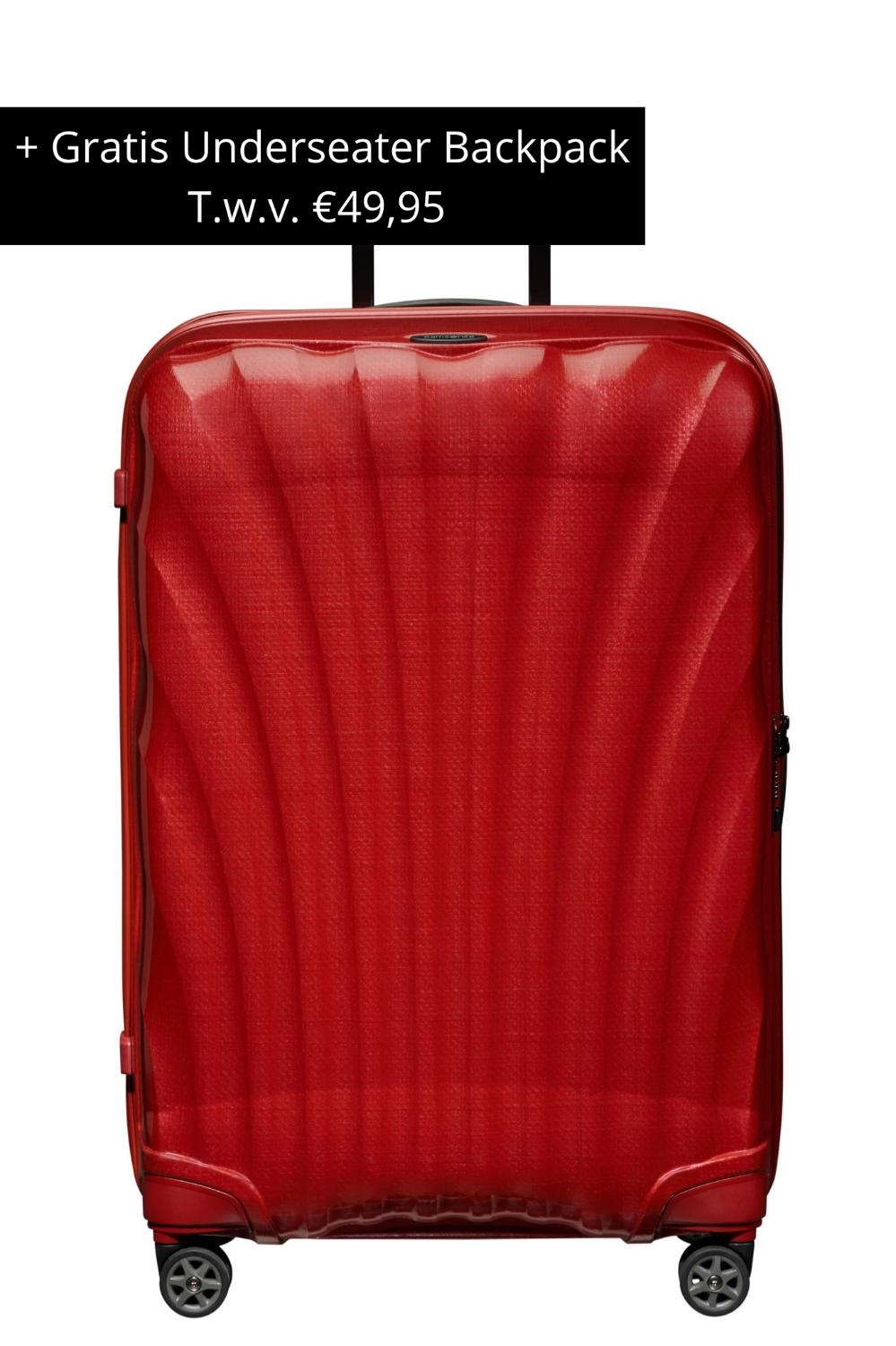 Samsonite C-Lite Spinners rood