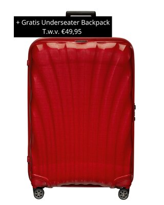 SAMSONITE Samsonite C-Lite Spinner 81cm CHILI RED
