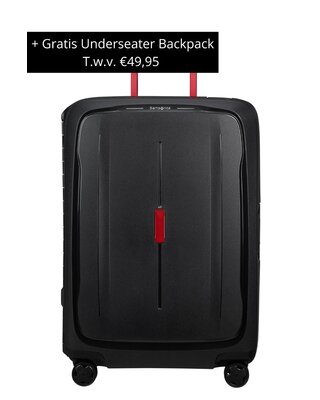 SAMSONITE Samsonite Essens Trolley 69cm Charcoal/Red