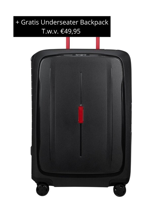 SAMSONITE Samsonite Essens Trolley 69cm Charcoal/Red